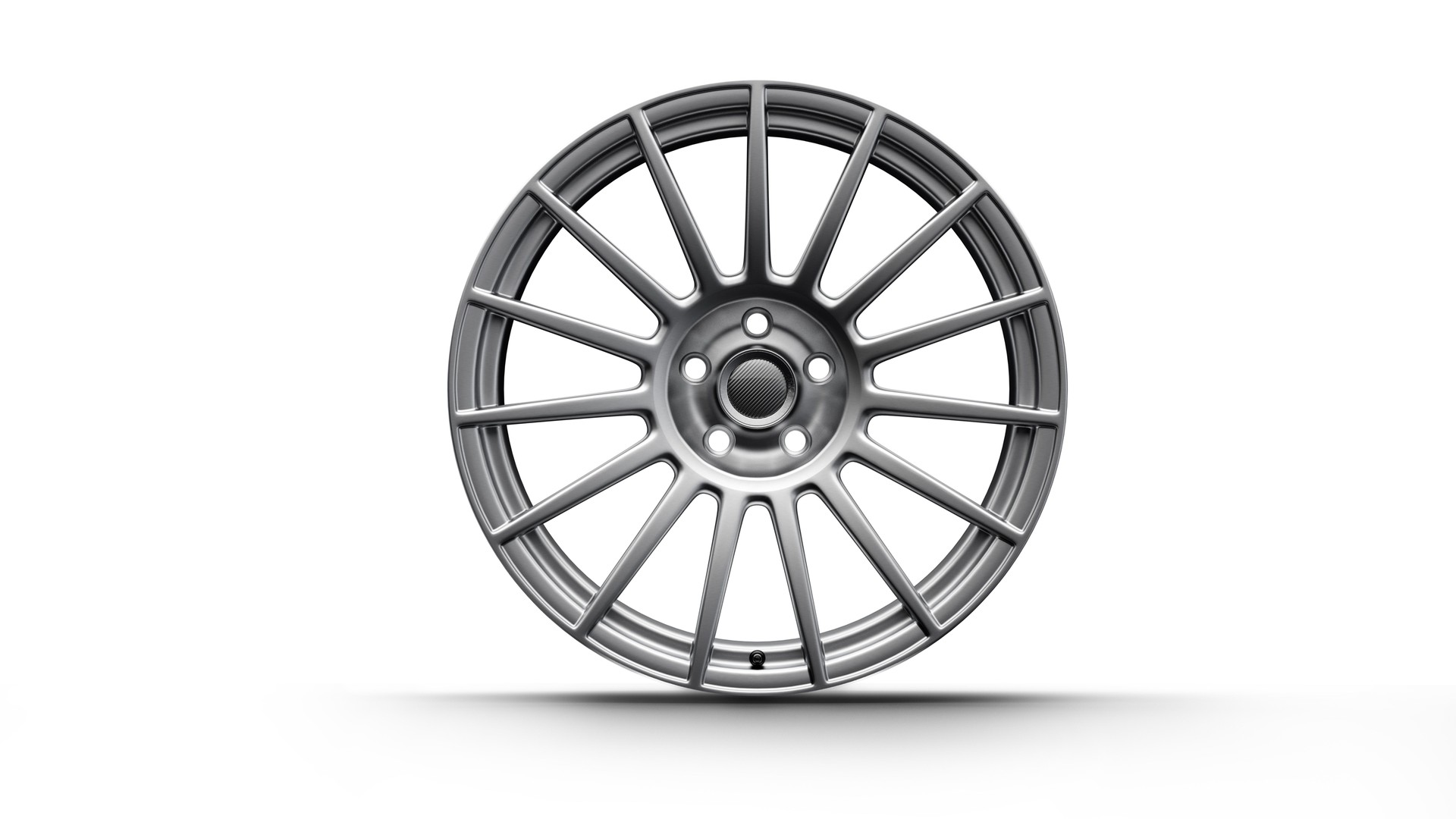 light alloy wheel studio shot